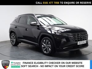 Used 2022 BLACK HYUNDAI TUCSON SUV 1.6 T-GDi Premium SUV 5dr Petrol Manual Euro 6 (s/s) (150 ps) (reg. 2022-12-10) for sale in Stockport