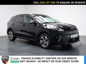 Used 2022 BLACK KIA NIRO SUV 64kWh 2 SUV 5dr Electric Auto (201 bhp) (reg. 2022-02-01) for sale in Stockport