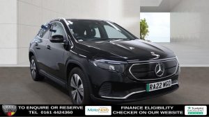 Used 2022 BLACK MERCEDES-BENZ EQA SUV EQA 250 66.5kWh Sport SUV 5dr Electric Auto (190 ps) (reg. 2022-06-28) for sale in Altrincham