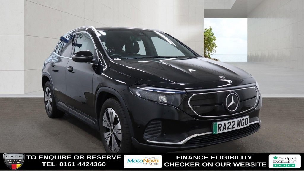 Used 2022 BLACK MERCEDES-BENZ EQA SUV EQA 250 66.5kWh Sport SUV 5dr Electric Auto (190 ps) (reg. 2022-06-28) for sale in Altrincham
