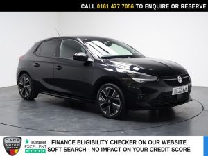Used 2022 BLACK VAUXHALL Corsa Electric Hatchback 50kWh SRi Premium Hatchback 5dr Electric Auto (136 ps) (reg. 2022-04-28) for sale in Stockport