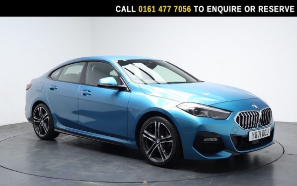 Used 2022 BLUE BMW 2 SERIES GRAN COUPE Saloon 1.5 218i M Sport Saloon 4dr Petrol DCT Euro 6 (s/s) (136 ps) (reg. 2022-01-05) for sale in Stockport