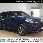 Used 2022 BLUE FORD KUGA SUV 2.5 EcoBoost Duratec 14.4kWh ST-Line SUV 5dr Petrol Plug-in Hybrid CVT Euro 6 (s/s) (225 ps) (reg. 2022-12-12) for sale in Stockport
