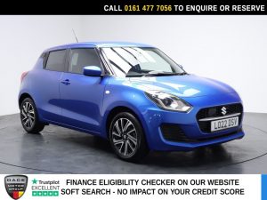 Used 2022 BLUE SUZUKI SWIFT Hatchback 1.2 Dualjet MHEV SZ-L Hatchback 5dr Petrol Hybrid Manual Euro 6 (s/s) (83 ps) (reg. 2022-06-29) for sale in Stockport