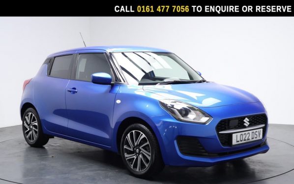 Used 2022 BLUE SUZUKI SWIFT Hatchback 1.2 Dualjet MHEV SZ-L Hatchback 5dr Petrol Hybrid Manual Euro 6 (s/s) (83 ps) (reg. 2022-06-29) for sale in Stockport