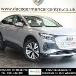 Used 2022 GREY AUDI Q4 E-TRON SUV 35 Sport Sportback 5dr Electric Auto 55kWh (170 ps) (reg. 2022-05-23) for sale in Altrincham