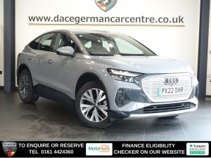 Used 2022 GREY AUDI Q4 E-TRON SUV 35 Sport Sportback 5dr Electric Auto 55kWh (170 ps) (reg. 2022-05-23) for sale in Altrincham