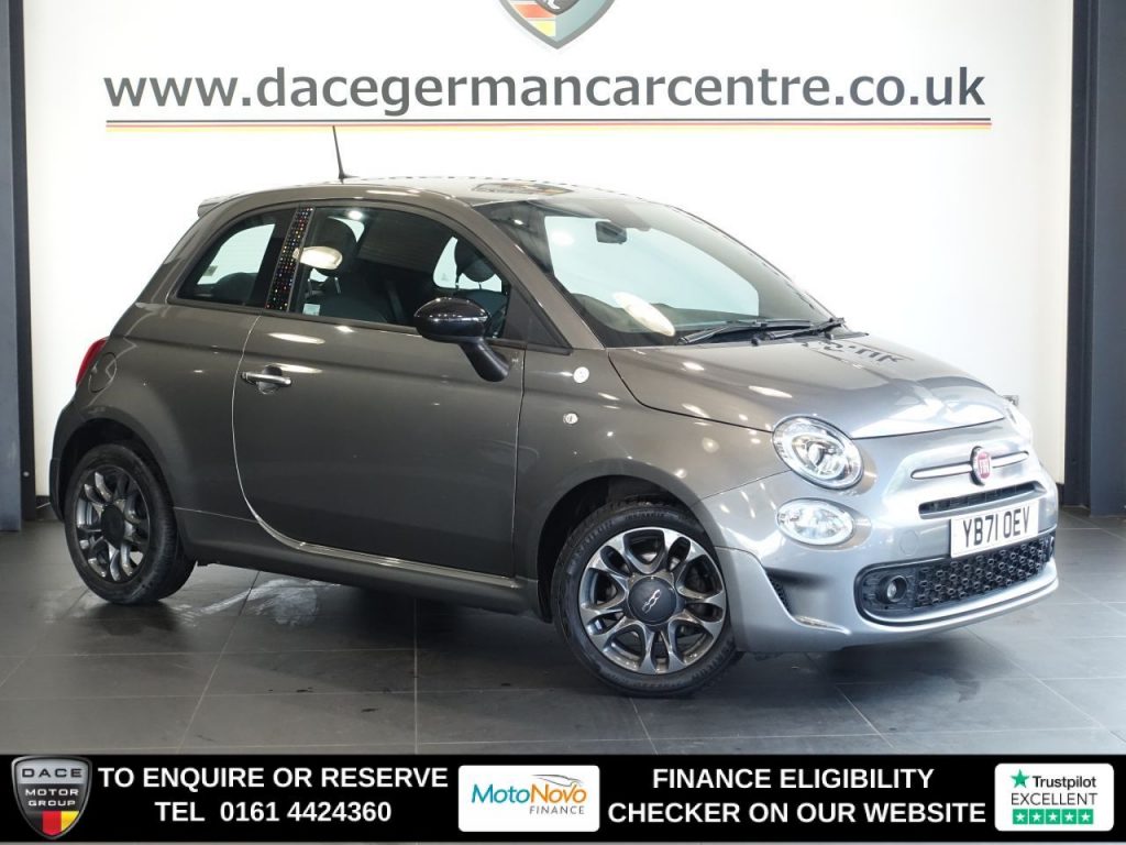 Used 2022 GREY FIAT 500 Hatchback 1.0 MHEV Hey Google Hatchback 3dr Petrol Manual Euro 6 (s/s) (70 bhp) (reg. 2022-01-10) for sale in Altrincham