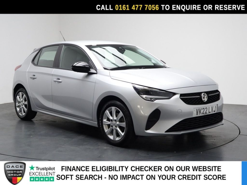 Used 2022 GREY VAUXHALL CORSA Hatchback 1.2 SE Edition Hatchback 5dr Petrol Manual Euro 6 (75 ps) (reg. 2022-03-31) for sale in Stockport