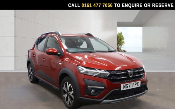 Used 2022 RED DACIA SANDERO STEPWAY Hatchback 1.0 TCe Prestige Hatchback 5dr Petrol Manual Euro 6 (s/s) (90 ps) (reg. 2022-01-11) for sale in Stockport