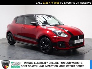 Used 2022 RED SUZUKI SWIFT Hatchback 1.4 Boosterjet MHEV Sport Hatchback 5dr Petrol Hybrid Manual Euro 6 (s/s) (129 ps) (reg. 2022-02-05) for sale in Stockport