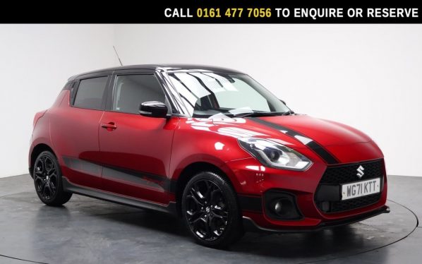 Used 2022 RED SUZUKI SWIFT Hatchback 1.4 Boosterjet MHEV Sport Hatchback 5dr Petrol Hybrid Manual Euro 6 (s/s) (129 ps) (reg. 2022-02-05) for sale in Stockport