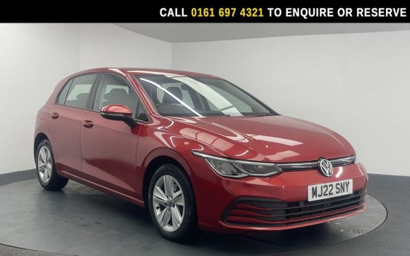 Used 2022 RED VOLKSWAGEN GOLF Hatchback 1.5 eTSI MHEV Life Hatchback 5dr Petrol Hybrid DSG Euro 6 (s/s) (150 ps) (reg. 2022-04-15) for sale in Manchester