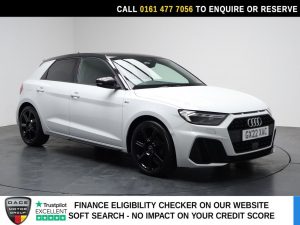 Used 2022 WHITE AUDI A1 Hatchback 1.0 TFSI 30 Black Edition Sportback 5dr Petrol Manual Euro 6 (s/s) (110 ps) (reg. 2022-03-01) for sale in Stockport