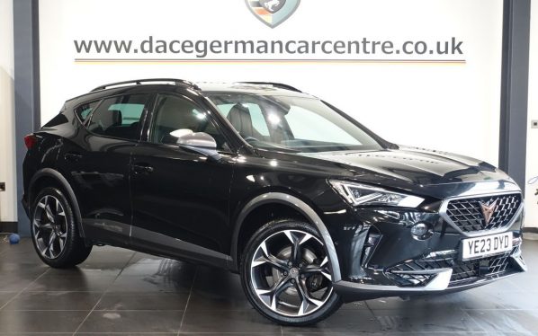 Used 2023 BLACK CUPRA FORMENTOR SUV 1.5 TSI V2 SUV 5dr Petrol Manual Euro 6 (s/s) (150 ps) (reg. 2023-05-25) for sale in Altrincham