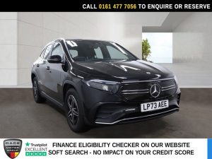 Used 2023 BLACK MERCEDES-BENZ EQA SUV EQA 300 66.5kWh AMG Line SUV 5dr Electric Auto 4MATIC (228 ps) (reg. 2023-12-04) for sale in Stockport