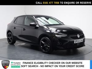 Used 2023 BLACK VAUXHALL CORSA Hatchback 1.2 Turbo GS Hatchback 5dr Petrol Auto Euro 6 (s/s) (130 ps) (reg. 2023-06-30) for sale in Stockport