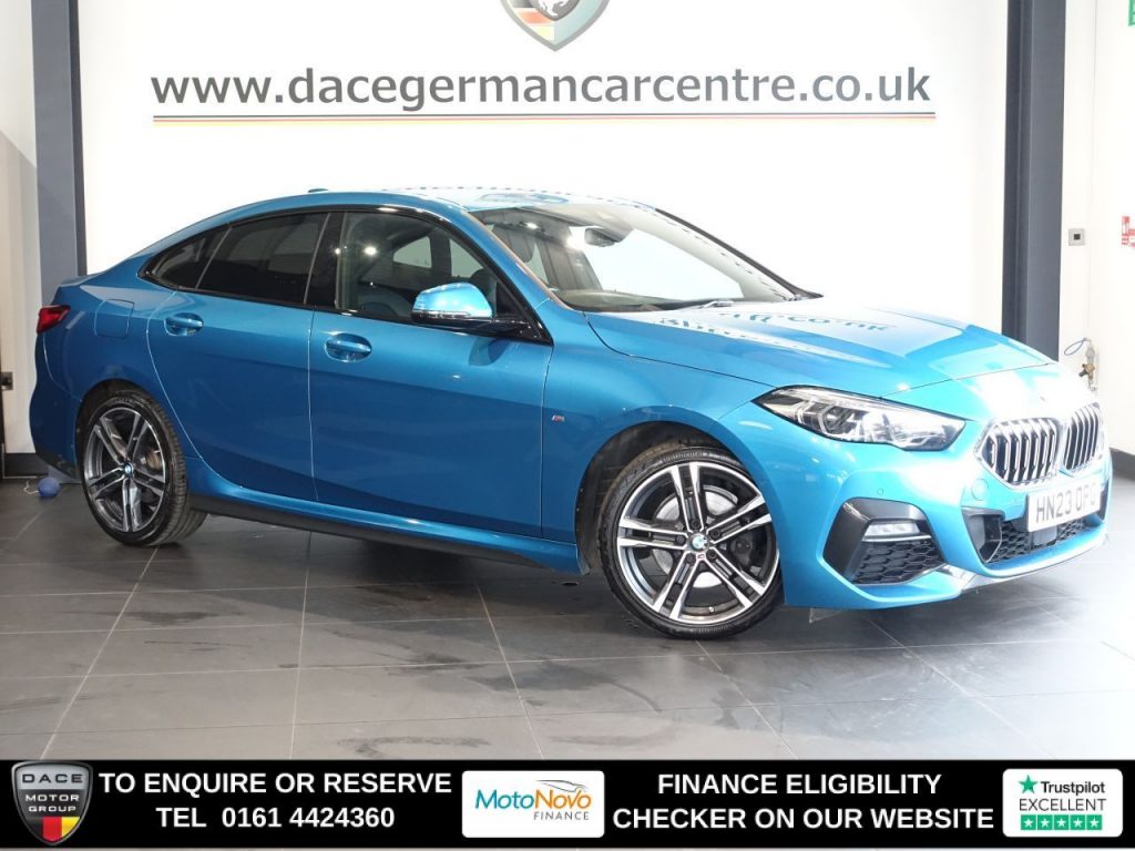 Used 2023 BLUE BMW 2 SERIES GRAN COUPE Saloon 2.0 218d M Sport Saloon 4dr Diesel Auto Euro 6 (s/s) (150 ps) (reg. 2023-04-28) for sale in Altrincham