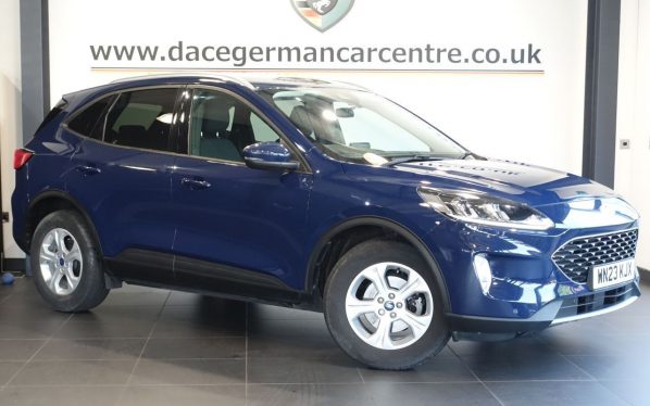 Used 2023 BLUE FORD KUGA SUV 1.5T EcoBoost Zetec SUV 5dr Petrol Manual Euro 6 (s/s) (150 ps) (reg. 2023-05-16) for sale in Altrincham