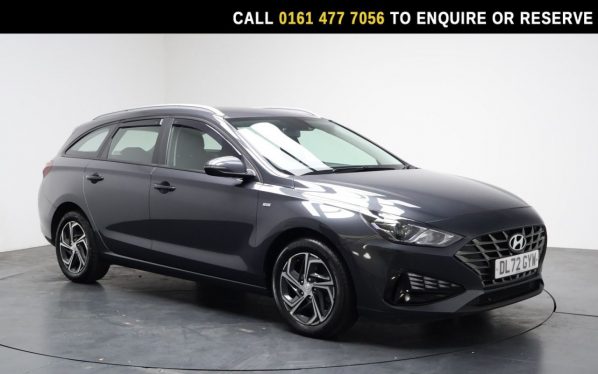 Used 2023 GREY HYUNDAI I30 Estate 1.0 T-GDi MHEV SE Connect Tourer 5dr Petrol Hybrid DCT Euro 6 (s/s) (120 ps) (reg. 2023-02-15) for sale in Stockport
