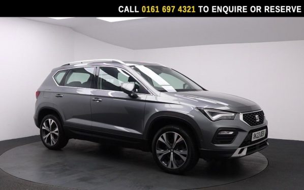 Used 2023 GREY SEAT ATECA SUV 1.0 TSI SE Technology SUV 5dr Petrol Manual Euro 6 (s/s) (110 ps) (reg. 2023-03-01) for sale in Manchester