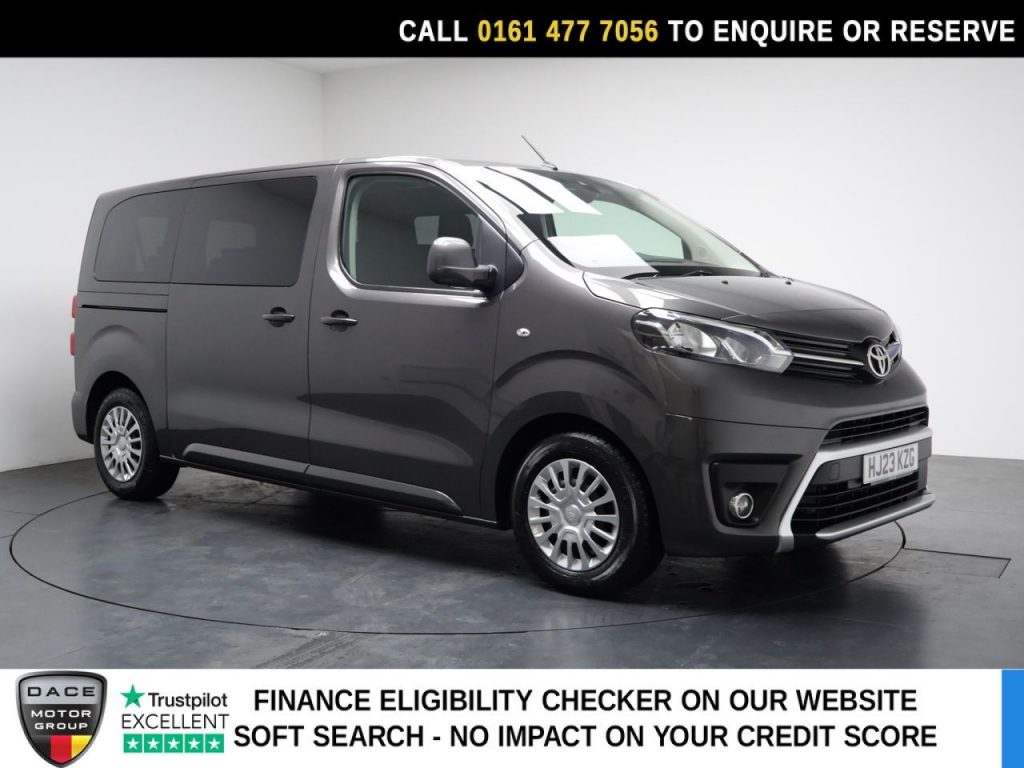 Used 2023 GREY TOYOTA PROACE VERSO MPV 1.5D Shuttle Medium MPV 5dr Diesel Manual MWB Euro 6 (s/s) (9 Seat) (120 ps) (reg. 2023-03-31) for sale in Stockport