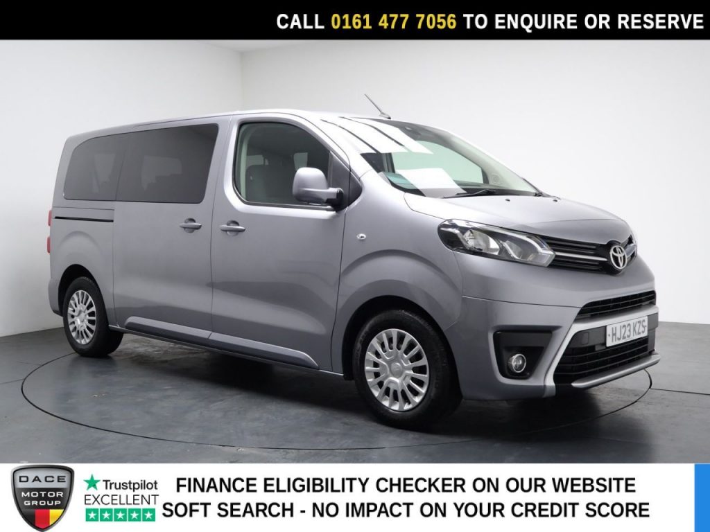 Used 2023 GREY TOYOTA PROACE VERSO MPV 1.5D Shuttle Medium MPV 5dr Diesel Manual MWB Euro 6 (s/s) (9 Seat) (120 ps) (reg. 2023-03-31) for sale in Stockport