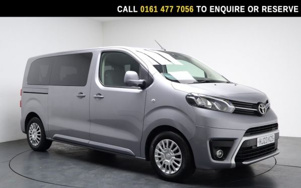 Used 2023 GREY TOYOTA PROACE VERSO MPV 1.5D Shuttle Medium MPV 5dr Diesel Manual MWB Euro 6 (s/s) (9 Seat) (120 ps) (reg. 2023-03-31) for sale in Stockport