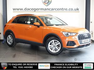 Used 2023 ORANGE AUDI Q3 SUV 1.5 TFSI CoD 35 Technik SUV 5dr Petrol S Tronic Euro 6 (s/s) (150 ps) (reg. 2023-03-01) for sale in Altrincham