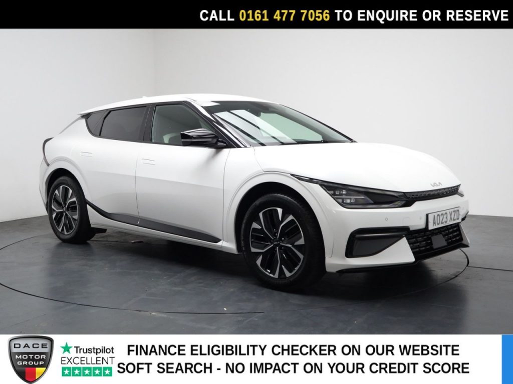 Used 2023 WHITE KIA EV6 Hatchback 77.4kWh GT-Line Hatchback 5dr Electric Auto (225 bhp) (reg. 2023-05-09) for sale in Stockport