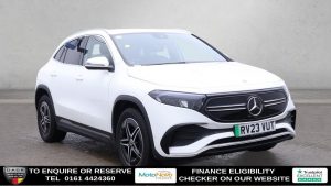 Used 2023 WHITE MERCEDES-BENZ EQA SUV EQA 250+ 70.5kWh AMG Line SUV 5dr Electric Auto (190 ps) (reg. 2023-06-14) for sale in Altrincham