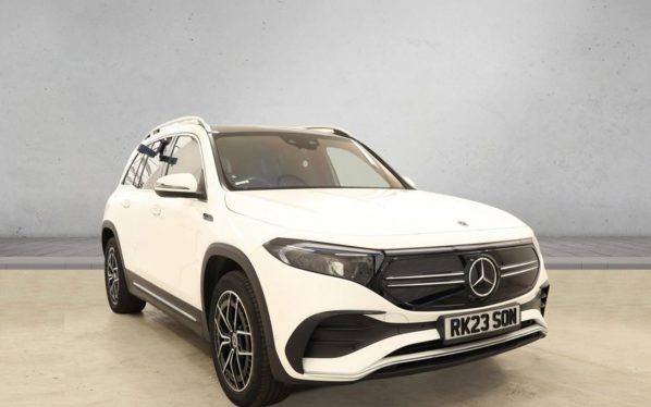Used 2023 WHITE MERCEDES-BENZ EQB SUV EQB 350 66.5kWh AMG Line (Premium) SUV 5dr Electric Auto 4MATIC (292 ps) (reg. 2023-03-16) for sale in Altrincham