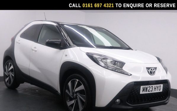 Used 2023 WHITE TOYOTA AYGO X Hatchback 1.0 VVT-i Edge Hatchback 5dr Petrol Manual Euro 6 (s/s) (72 ps) (reg. 2023-06-30) for sale in Manchester