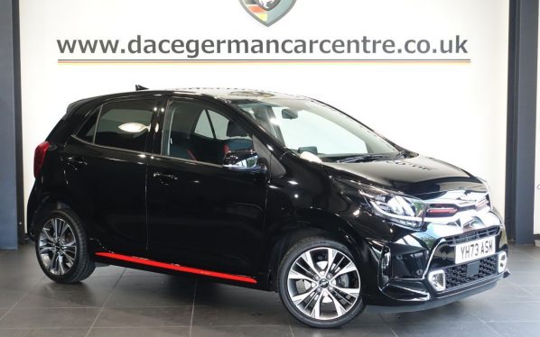 Used 2024 BLACK KIA PICANTO Hatchback 1.0 DPi GT-Line Hatchback 5dr Petrol AMT Euro 6 (s/s) (66 bhp) (reg. 2024-02-20) for sale in Altrincham