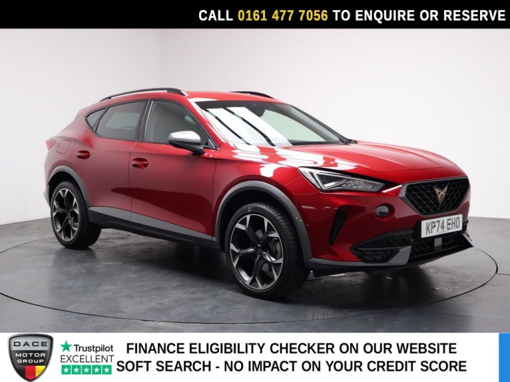 Used 2024 RED CUPRA FORMENTOR SUV 1.5 TSI V2 SUV 5dr Petrol DSG Euro 6 (s/s) (150 ps) (reg. 2024-09-26) for sale in Stockport