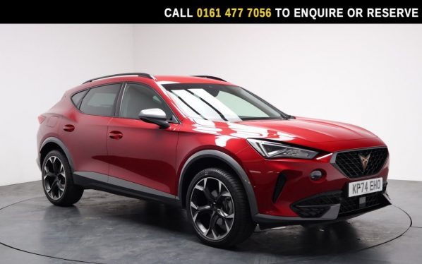Used 2024 RED CUPRA FORMENTOR SUV 1.5 TSI V2 SUV 5dr Petrol DSG Euro 6 (s/s) (150 ps) (reg. 2024-09-26) for sale in Stockport